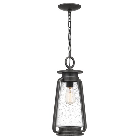Quoizel Sutton 1-Light Speckled Black Mini Pendant SUT1509SPB